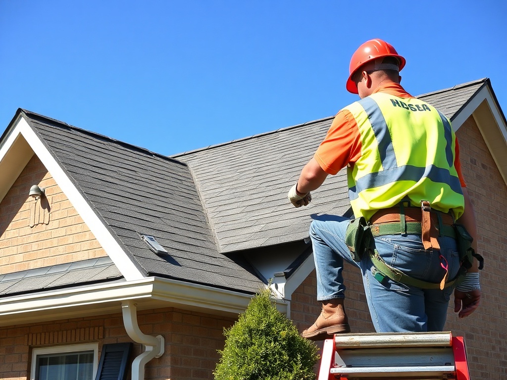 Atlanta Roof Master crew installing CertainTeed shingles on a Atlanta, GA home